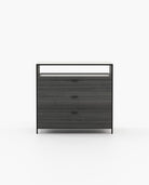 Laskasas ROWLING Set of 3 Chest of Drawers Grey Eucalyptus Veneer Matte - Araco Interiors