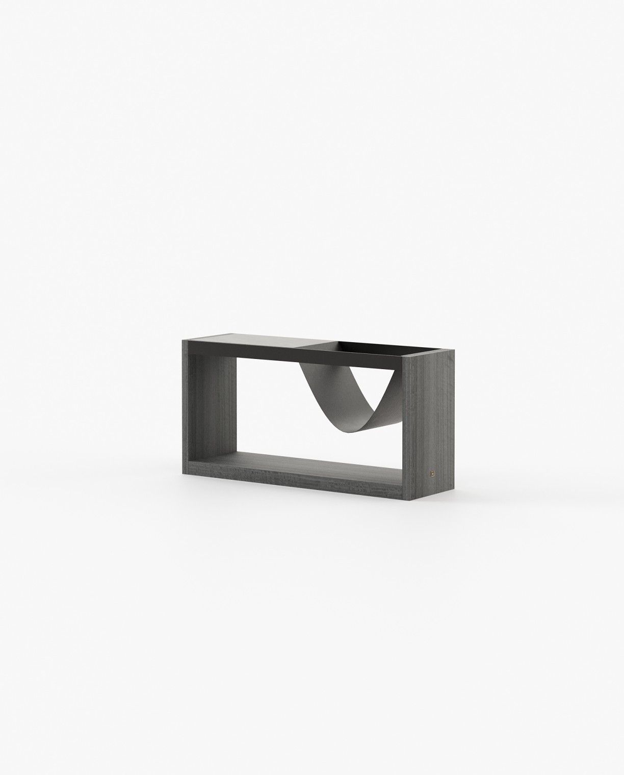 Laskasas RYAN Storage Unit Grey Eucalyptus Veneer Matte - Araco Interiors