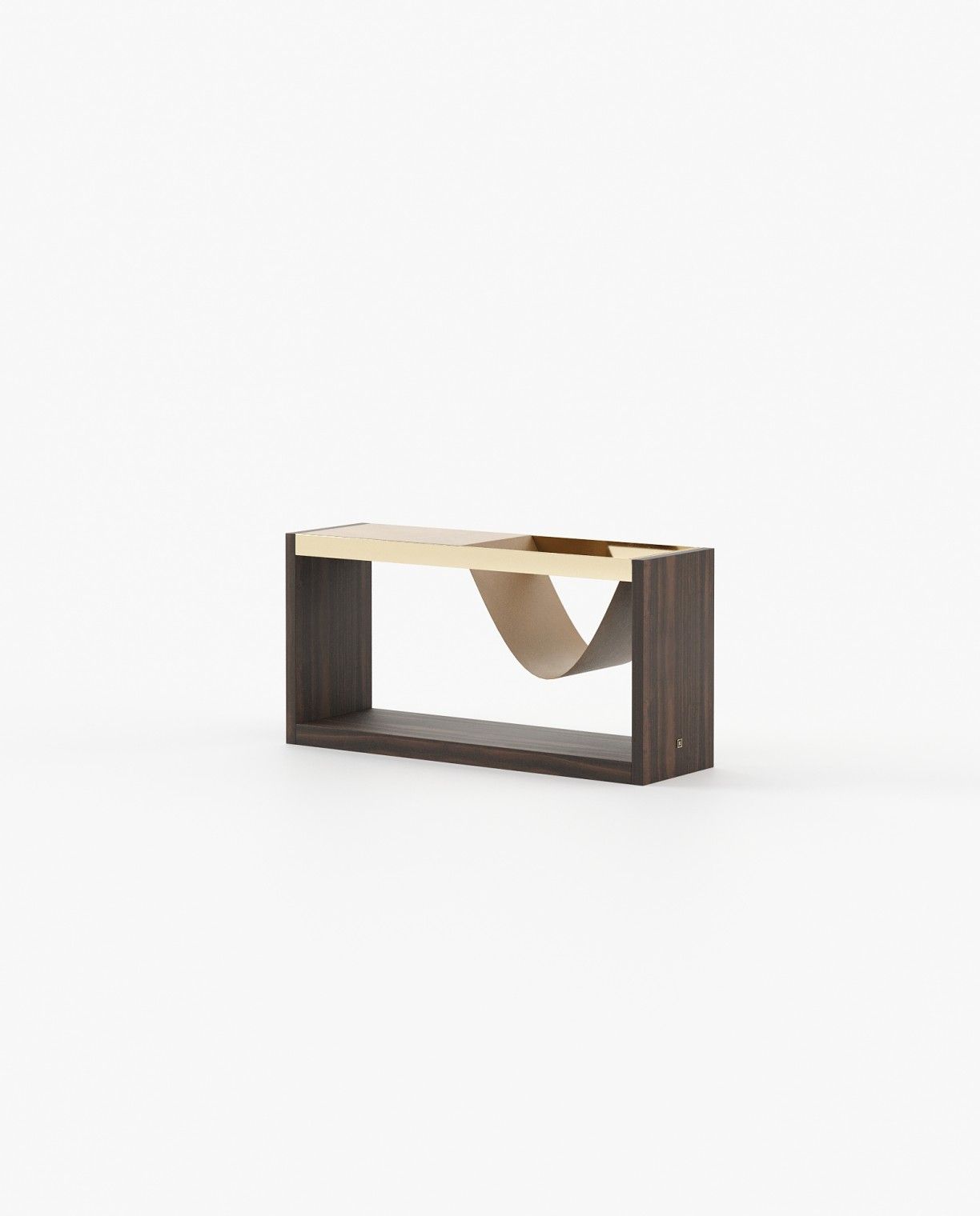 Laskasas RYAN Storage Unit Smoked Eucalyptus Veneer Matte - Araco Interiors