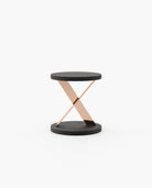 Laskasas SALLY Nest & Side Table Grey Eucalyptus Veneer Matte - Araco Interiors
