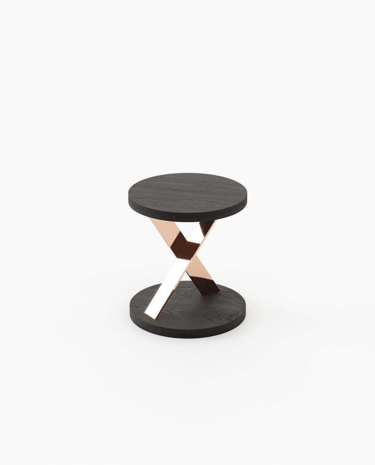Laskasas SALLY Nest & Side Table Grey Eucalyptus Veneer Matte - Araco Interiors