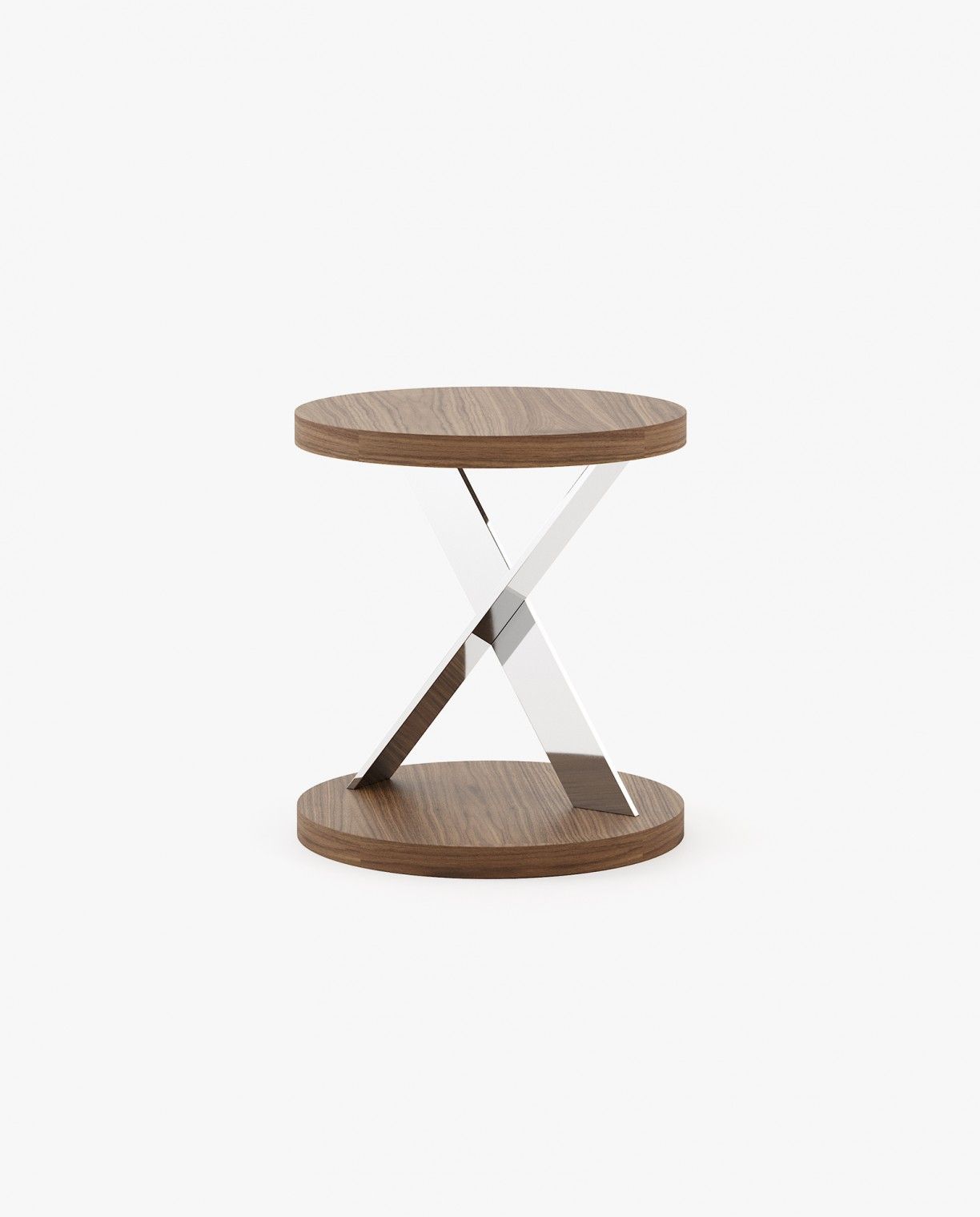 Laskasas SALLY Nest & Side Table Walnut Veneer Matte - Araco Interiors