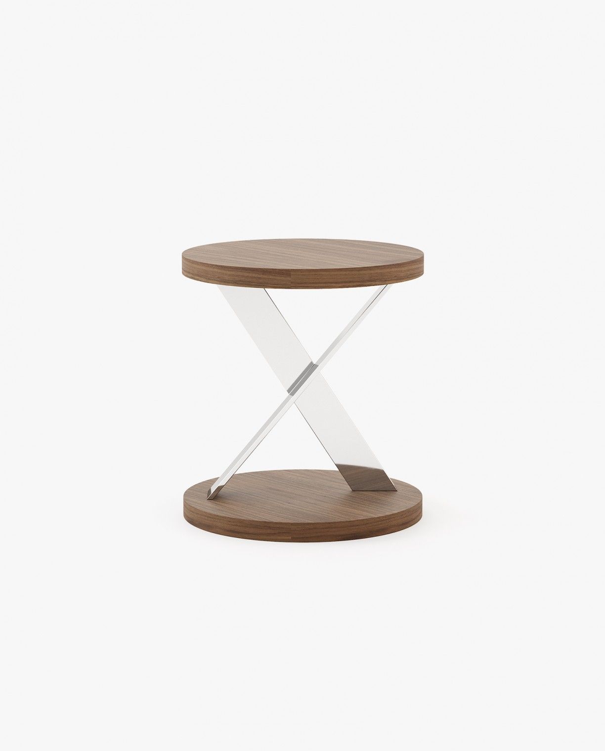 Laskasas SALLY Nest & Side Table Walnut Veneer Matte - Araco Interiors