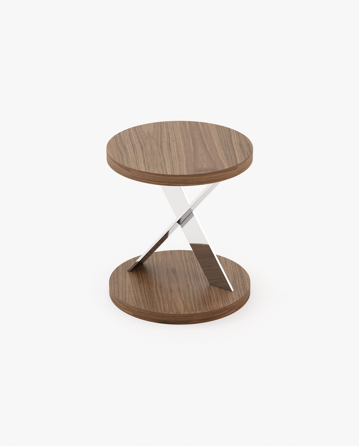 Laskasas SALLY Nest & Side Table Walnut Veneer Matte - Araco Interiors