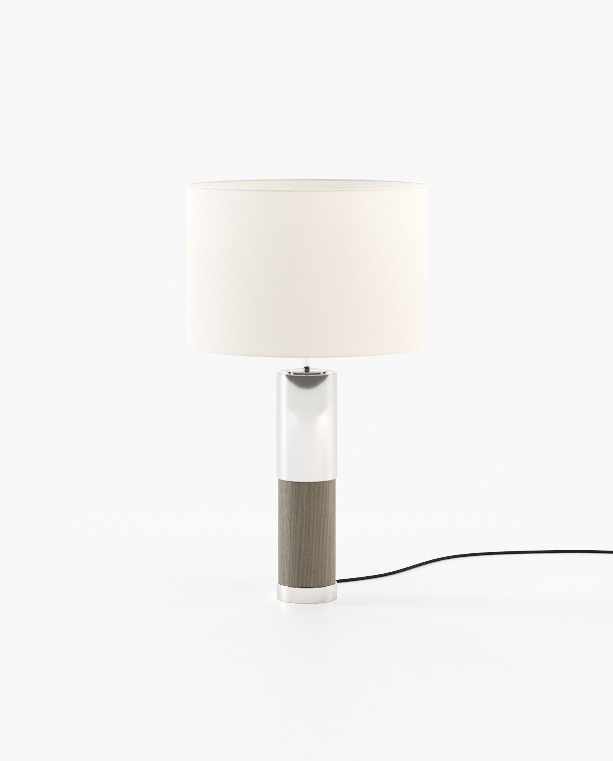 Laskasas SHARON Table & Desk Lamp Aged Oak Veneer Matte - Araco Interiors