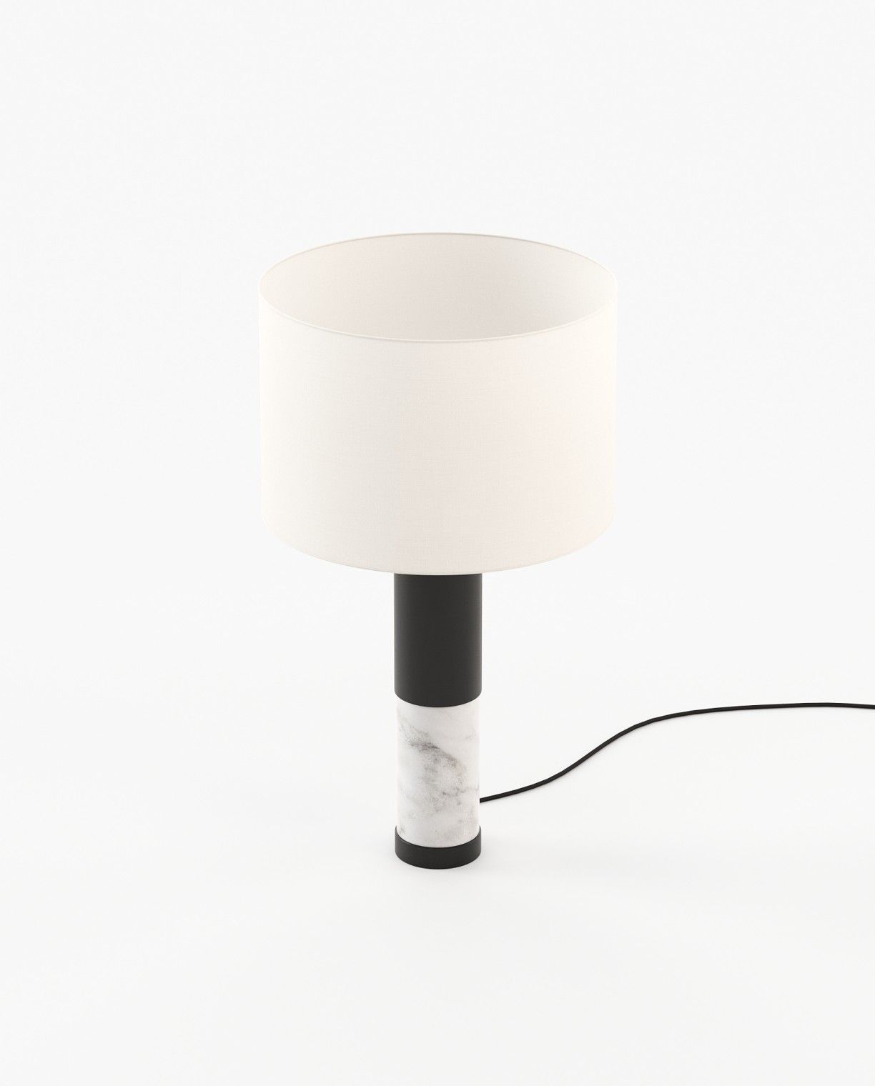 Laskasas SHARON Table & Desk Lamp Carrara Marble - Araco Interiors