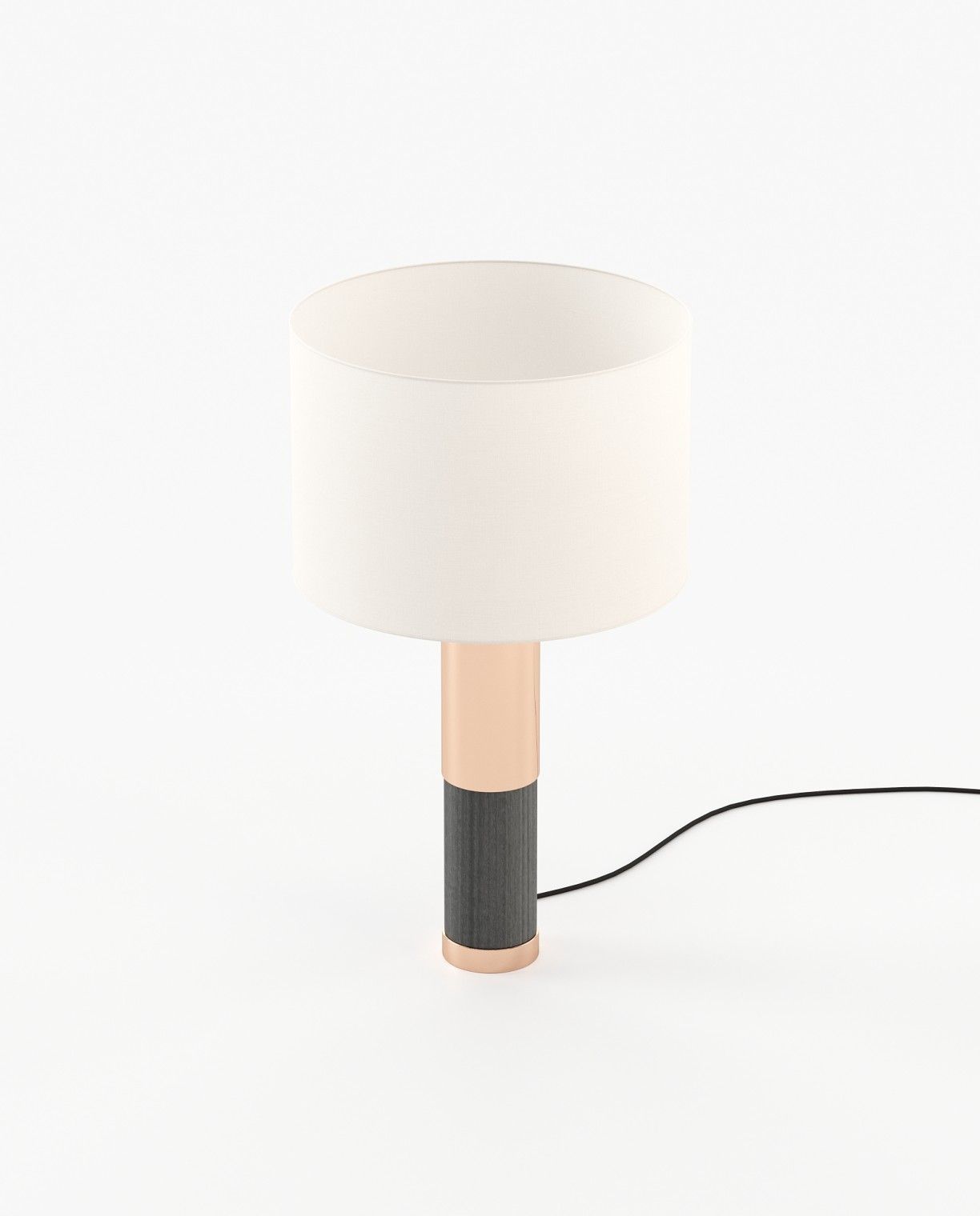 Laskasas SHARON Table & Desk Lamp Grey Eucalyptus Veneer Matte - Araco Interiors