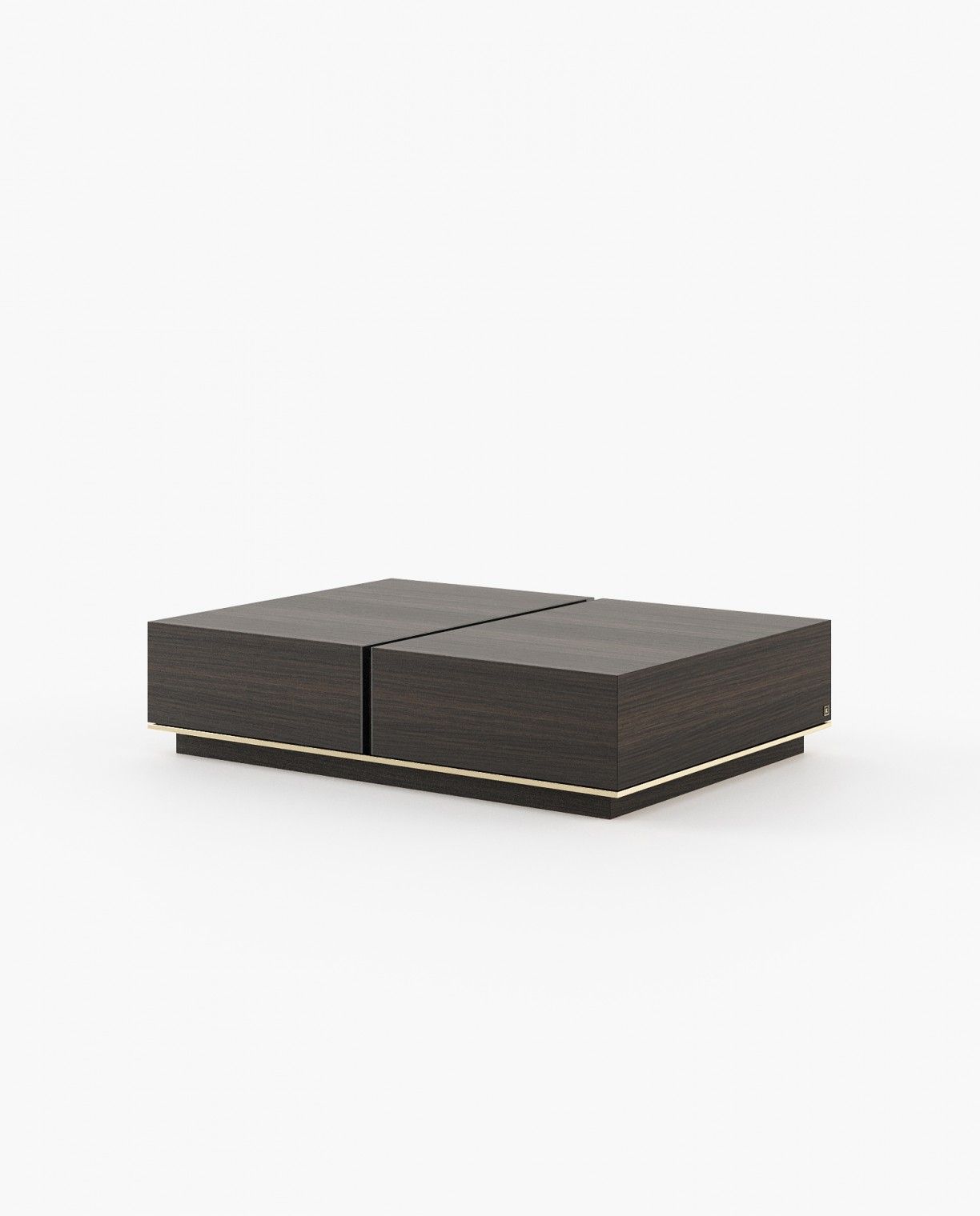 Laskasas SILA Coffee Table Aged Oak Veneer Matte - Araco Interiors