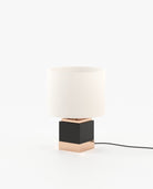 Laskasas SMITH Table & Desk Lamp Black Lacquer Matte - Araco Interiors