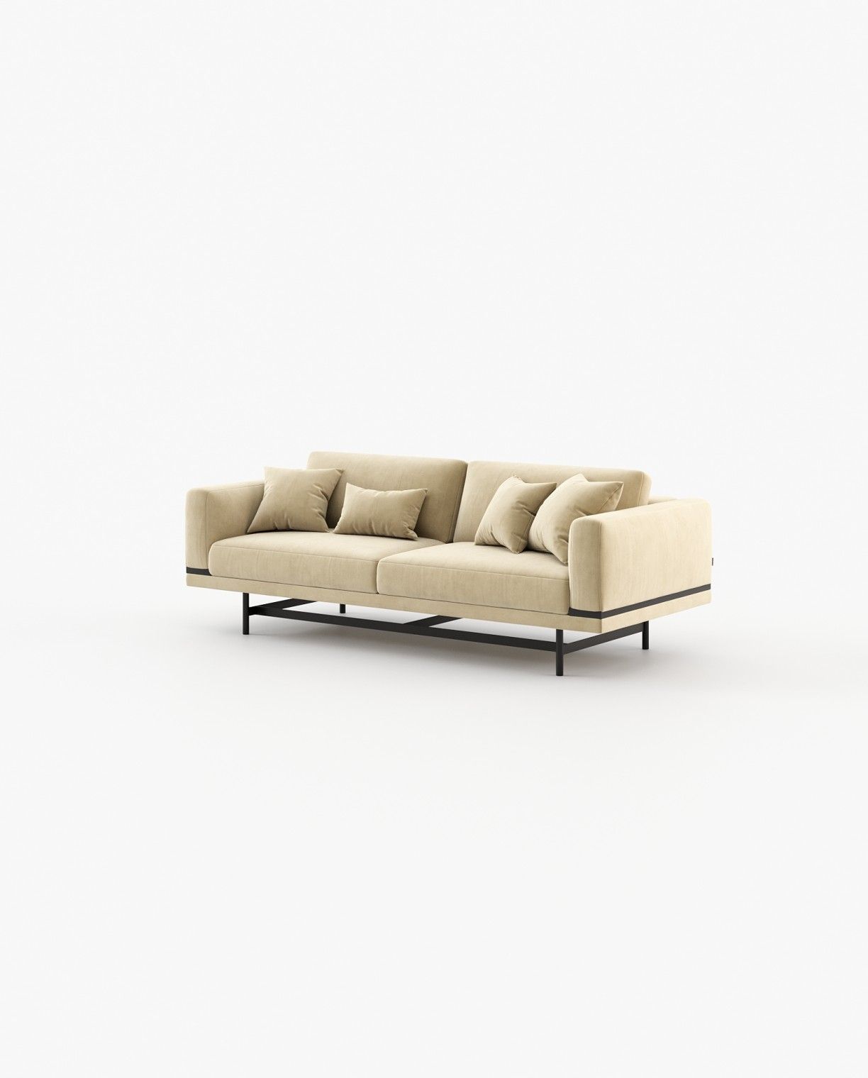 Laskasas STEWART 3 seater Sofa Vienna Beige - Araco Interiors