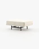 Laskasas STEWART Footstool & Pouf Vienna Cream - Araco Interiors