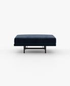 Laskasas STEWART Footstool & Pouf Vienna Deep Blue - Araco Interiors