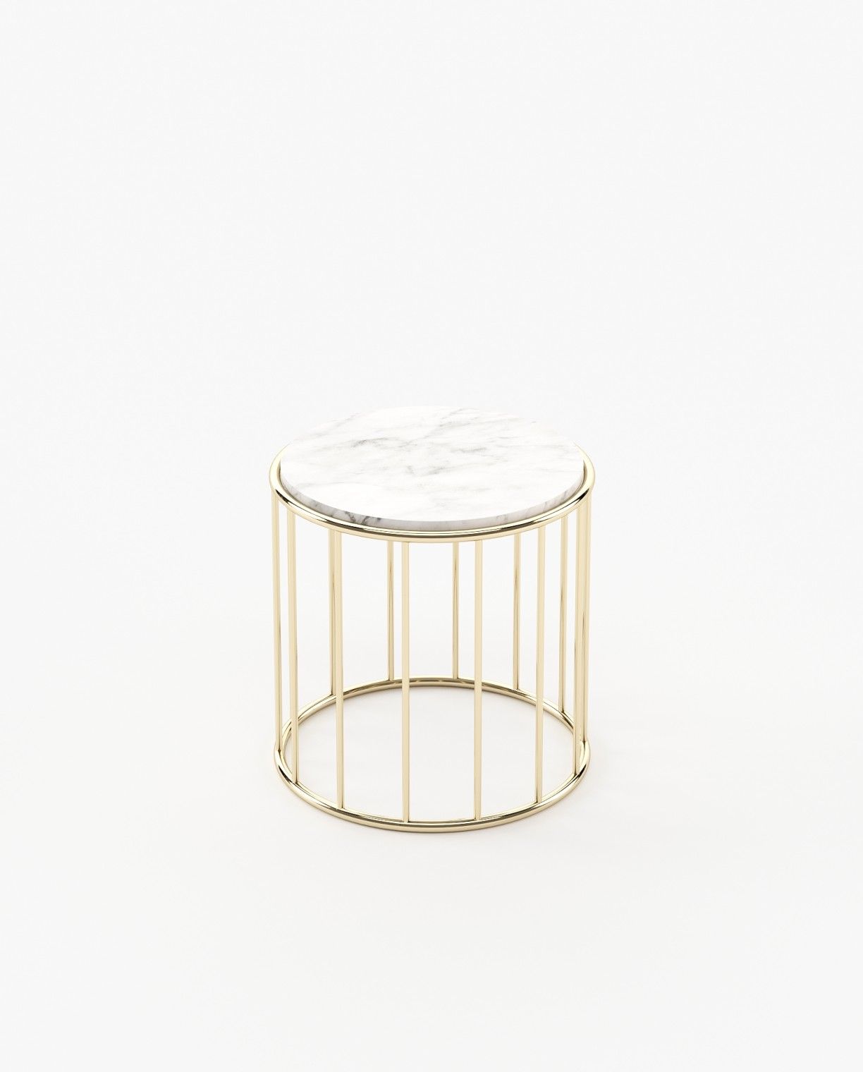 Laskasas STILL Nest & Side Table Carrara Marble - Araco Interiors