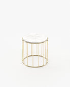 Laskasas STILL Nest & Side Table Carrara Marble - Araco Interiors