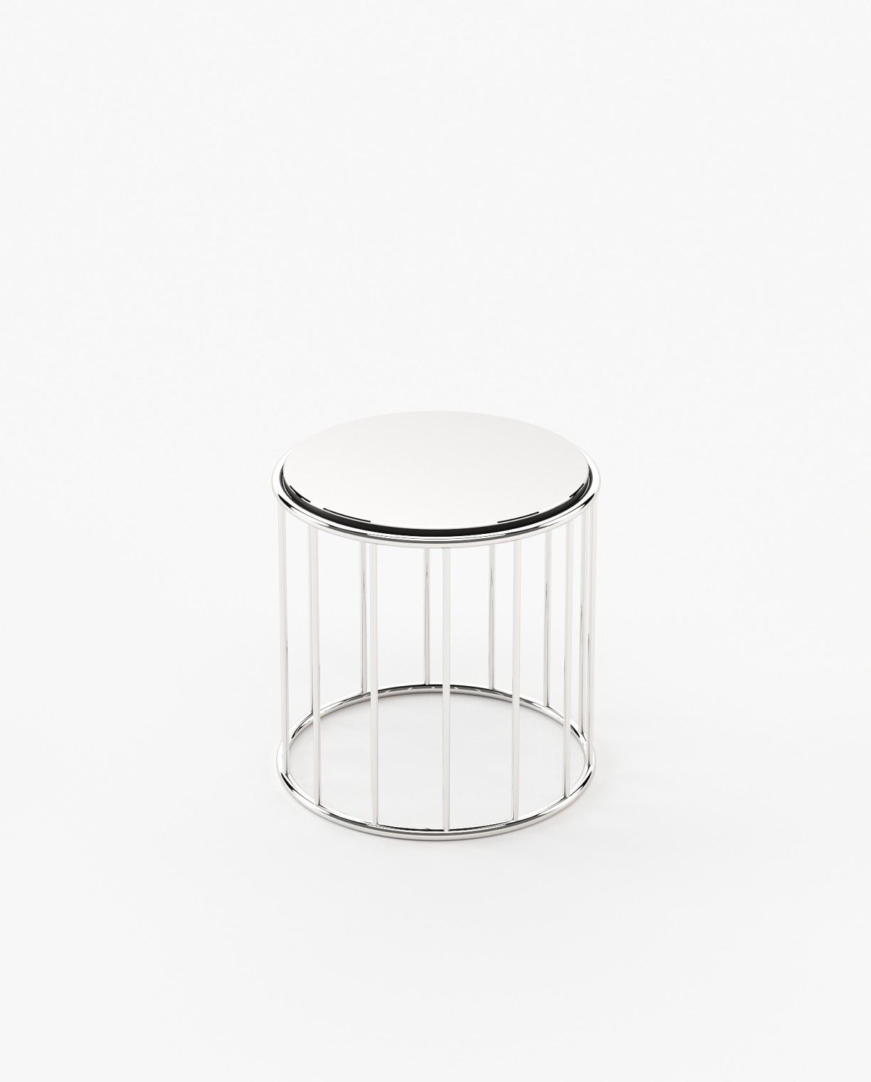 Laskasas STILL Nest & Side Table Gris Mirror - Araco Interiors