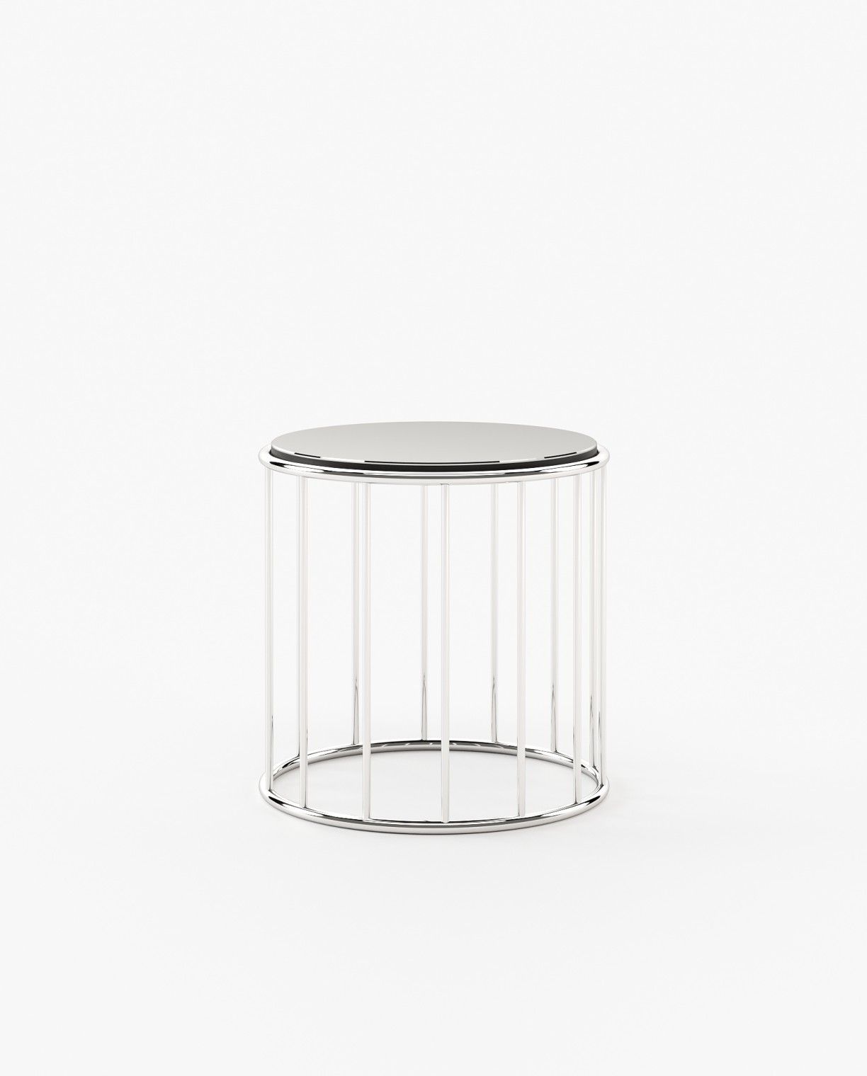 Laskasas STILL Nest & Side Table Gris Mirror - Araco Interiors