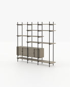 Laskasas TAYLOR Bookcase & Shelving Aged Oak Veneer Matte - Araco Interiors