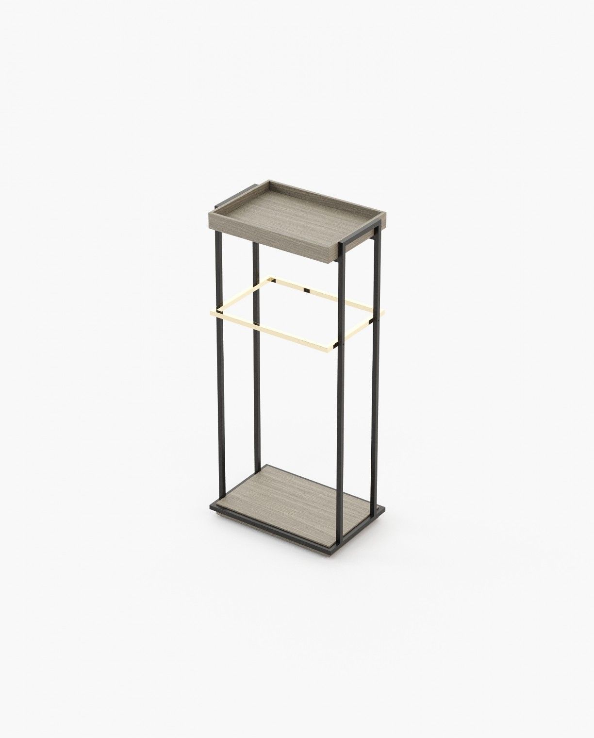 Laskasas TED Coat & Umbrella Stand Aged Oak Veneer Matte - Araco Interiors
