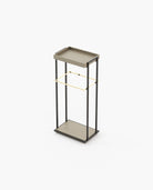 Laskasas TED Coat & Umbrella Stand Beige Grey Lacquer Matte - Araco Interiors