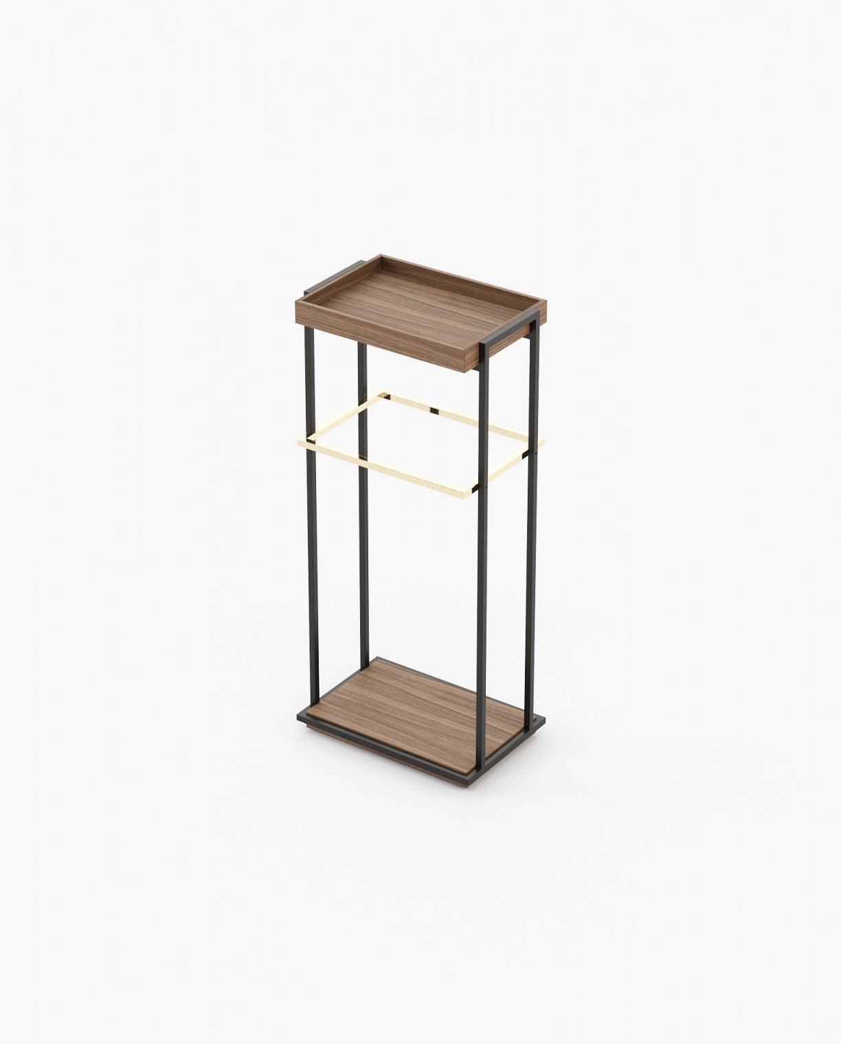 Laskasas TED Coat & Umbrella Stand Walnut Veneer Matte - Araco Interiors