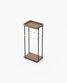 Laskasas TED Coat & Umbrella Stand Walnut Veneer Matte - Araco Interiors