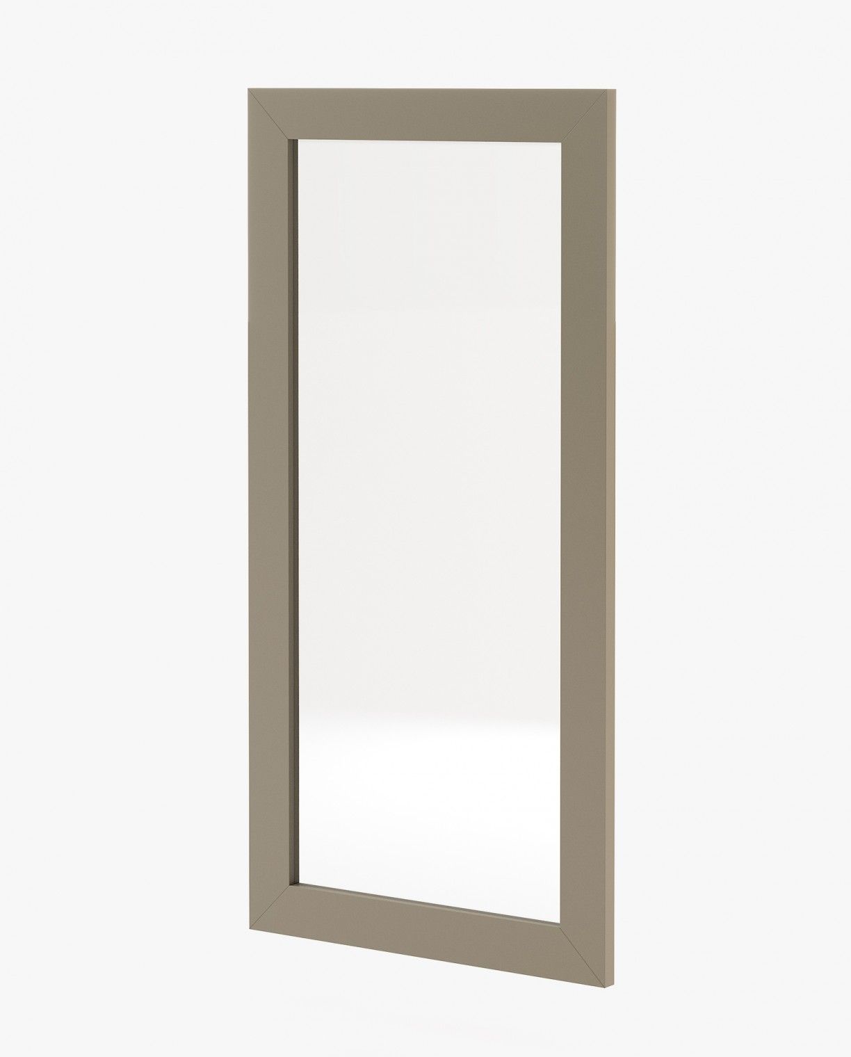 Laskasas TEXAS Mirror Beige Grey Lacquer Matte - Araco Interiors