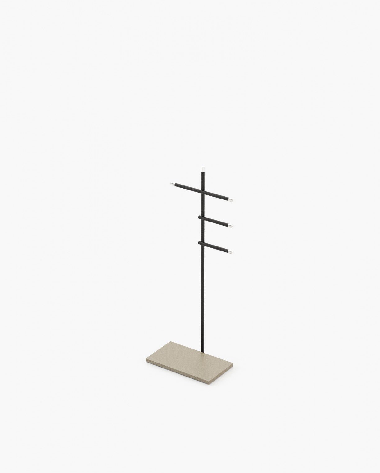 Laskasas TYLER Coat & Umbrella Stand Beige Grey Lacquer Matte - Araco Interiors