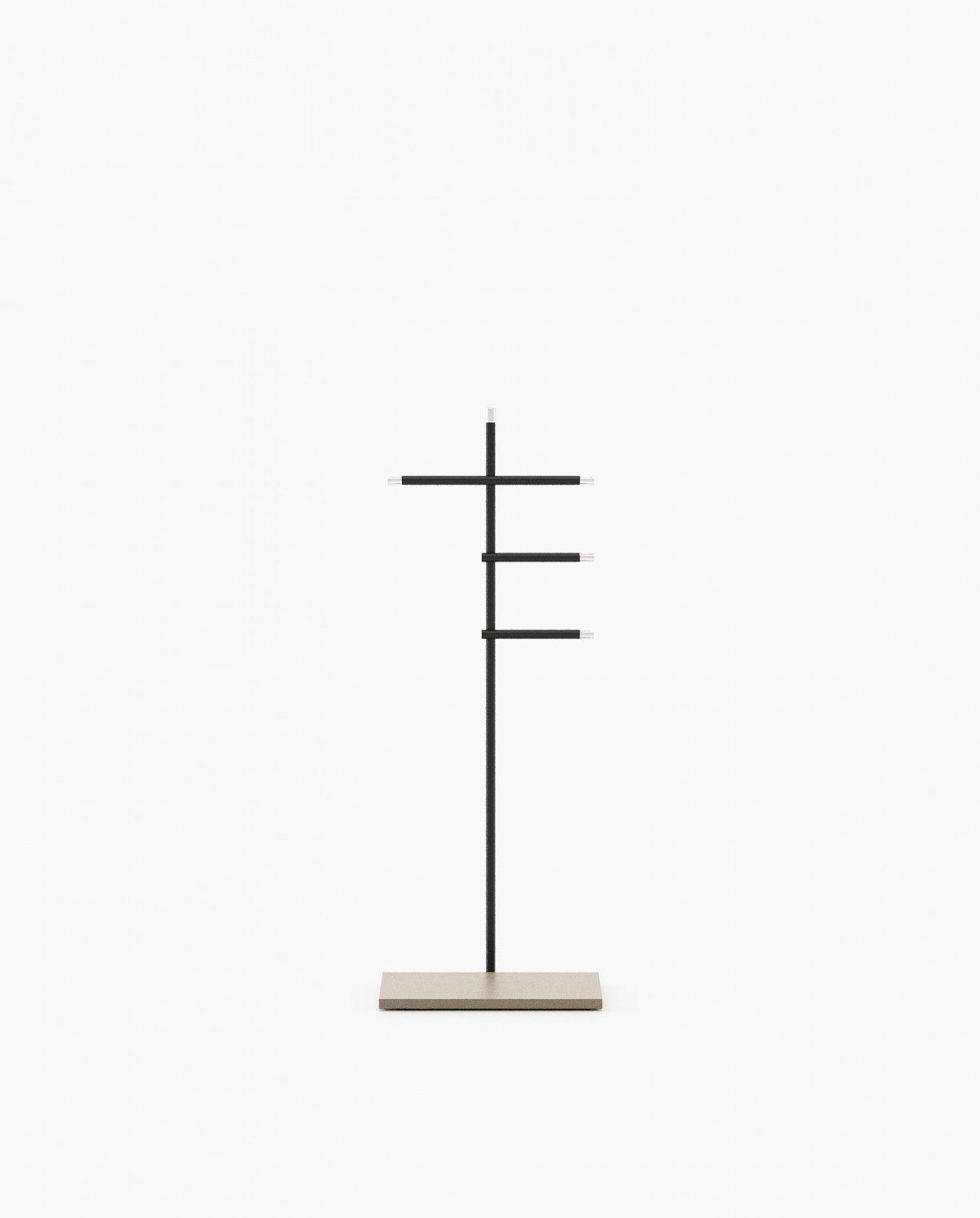 Laskasas TYLER Coat & Umbrella Stand Beige Grey Lacquer Matte - Araco Interiors
