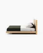 Laskasas USO Bed & Headboard Oak Veneer Matte - Araco Interiors