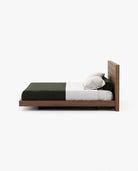 Laskasas USO Bed & Headboard Walnut Veneer Matte - Araco Interiors