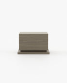 Laskasas USO Bedside Cabinet & Table Aged Oak Veneer Matte - Araco Interiors