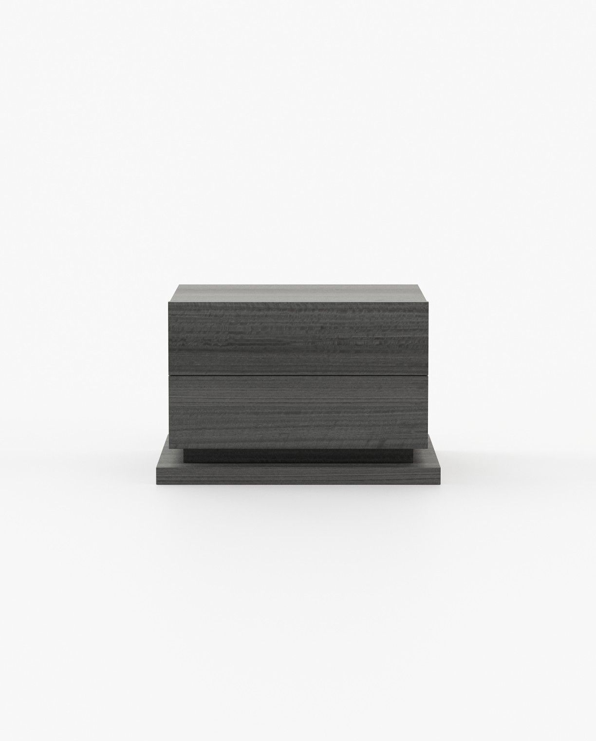 Laskasas USO Bedside Cabinet & Table Grey Eucalyptus Veneer Matte - Araco Interiors