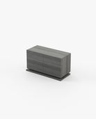 Laskasas USO Set of 4 Chest of Drawers Grey Eucalyptus Veneer Matte - Araco Interiors