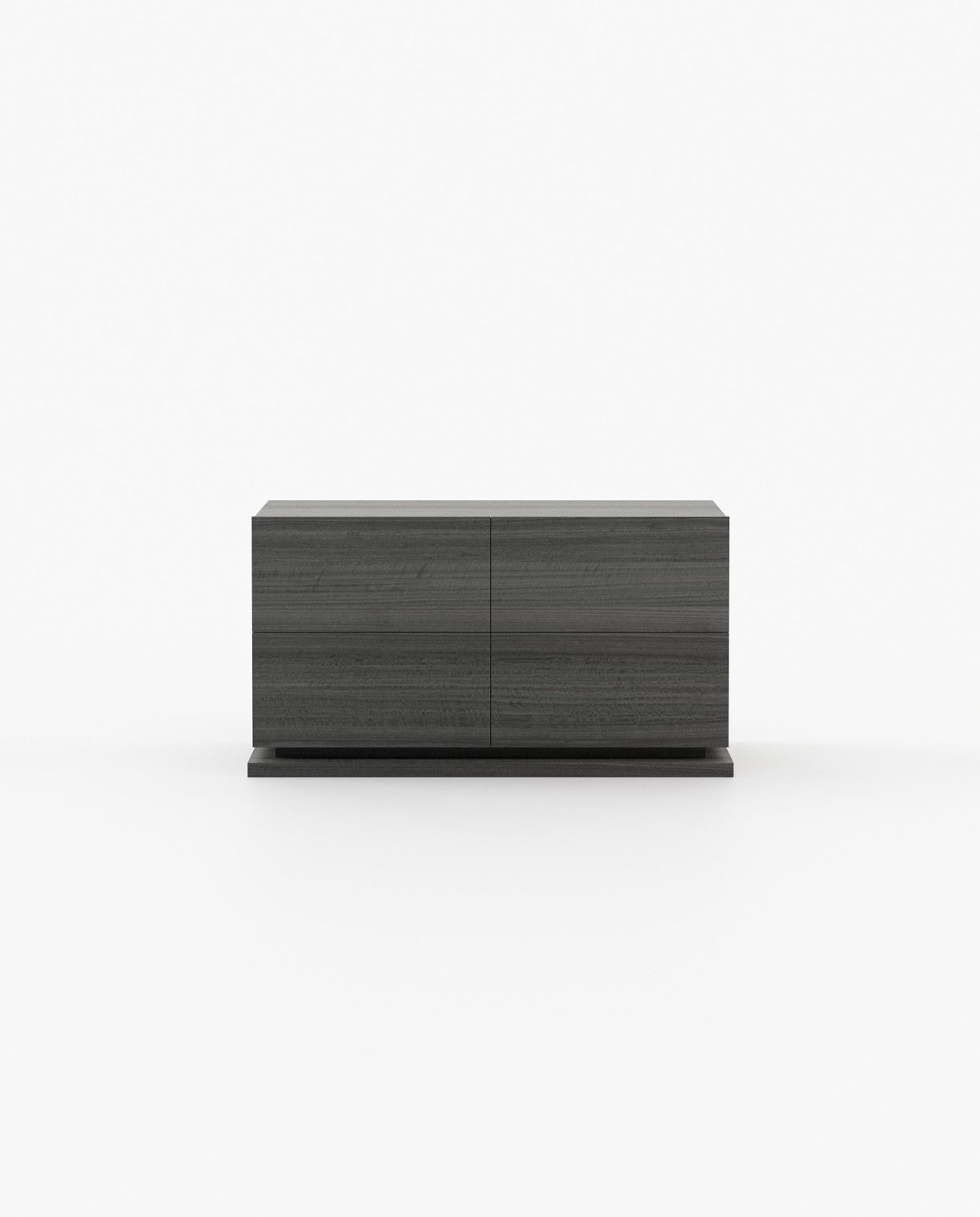 Laskasas USO Set of 4 Chest of Drawers Grey Eucalyptus Veneer Matte - Araco Interiors
