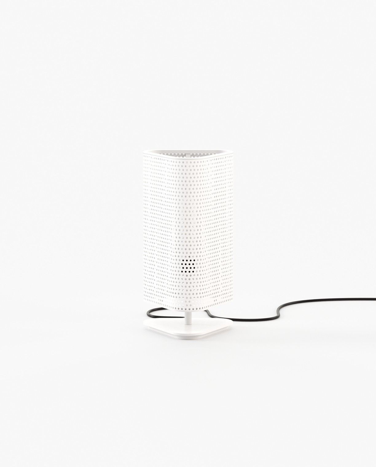 Laskasas WALKER Table & Desk Lamp Smooth White Iron - Araco Interiors