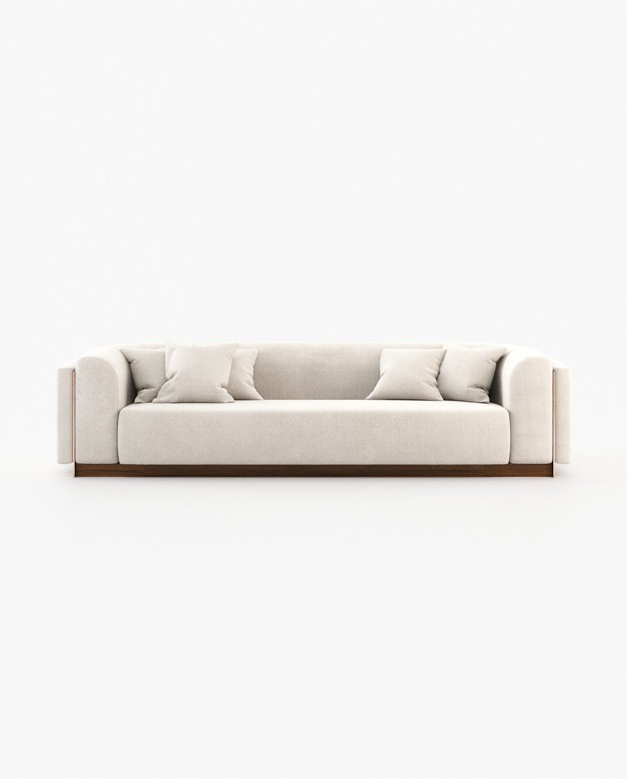 Laskasas WELLINGTON 3 seater Sofa Xangai White - Araco Interiors