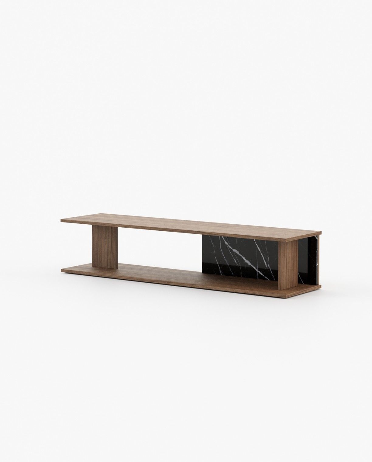 Laskasas WILL Storage Unit Walnut Veneer Matte - Araco Interiors