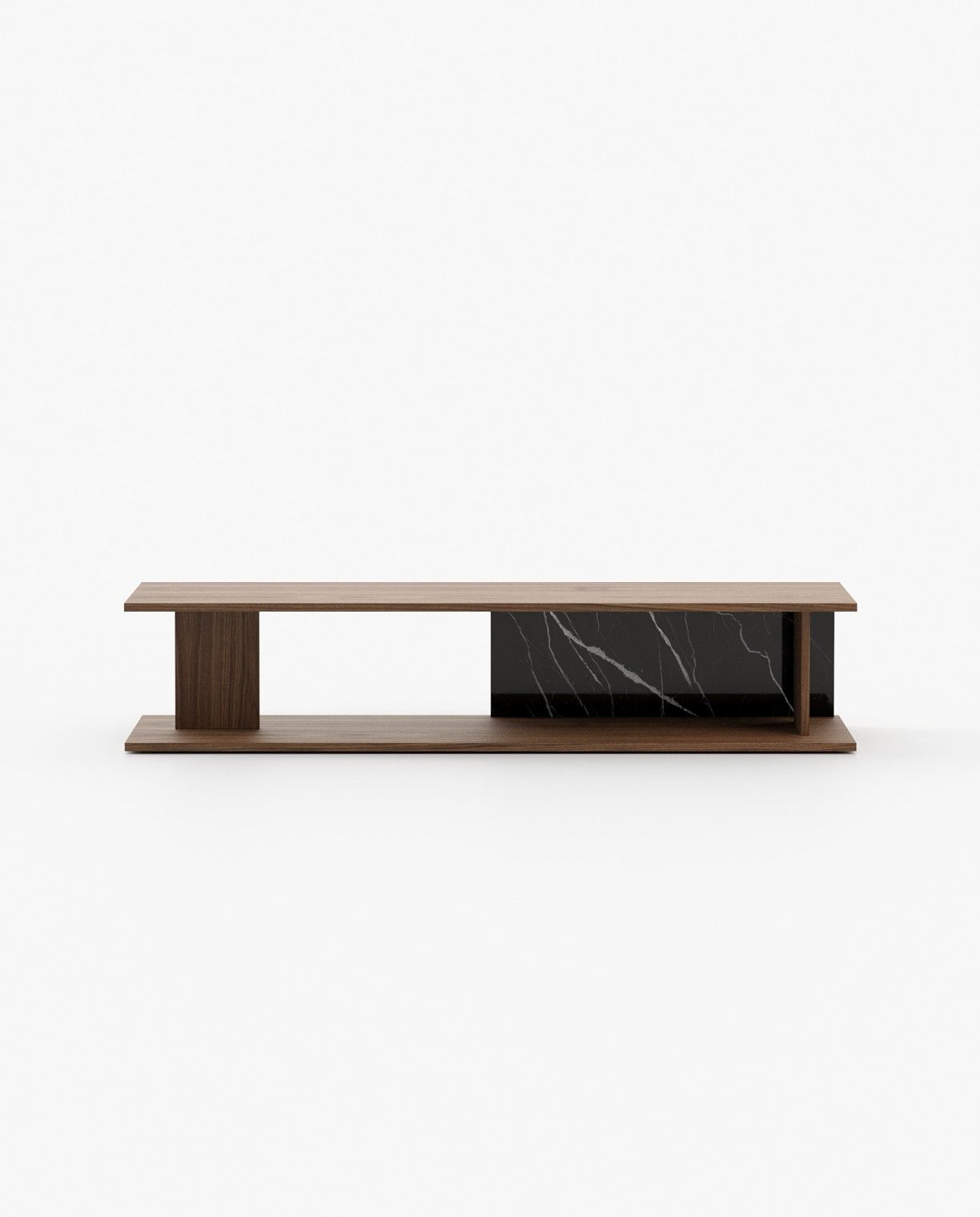 Laskasas WILL Storage Unit Walnut Veneer Matte - Araco Interiors