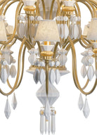 Lladro Belle De Nuit Chandelier 40 Lights - Gold (CE/UK) - Araco Interiors