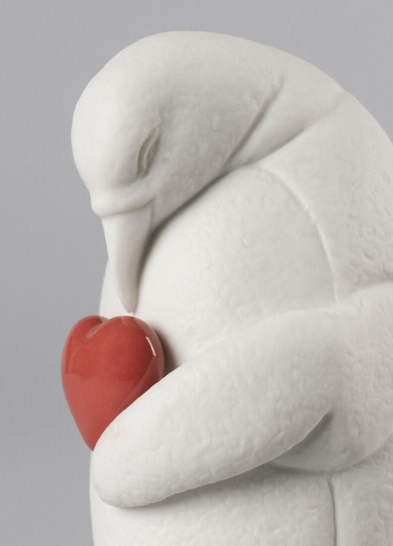 Lladro Colby Protective Penguin - Araco Interiors