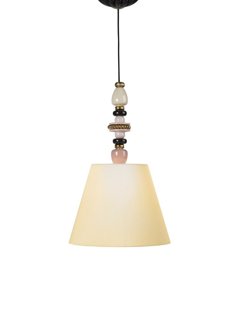 Lladro Firefly Ceiling Lamp (pink - gold)(CE/UK/CCC) - Araco Interiors