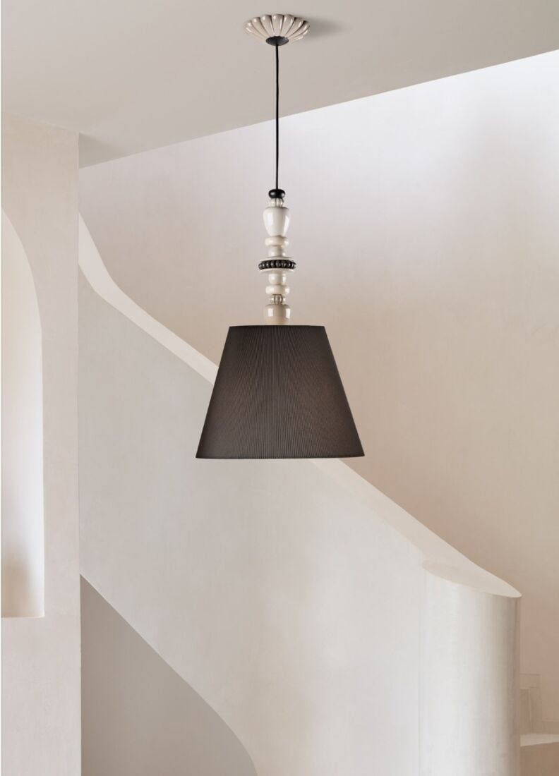 Lladro Firefly hanging lamp (pearly) (CE/UK) - Araco Interiors