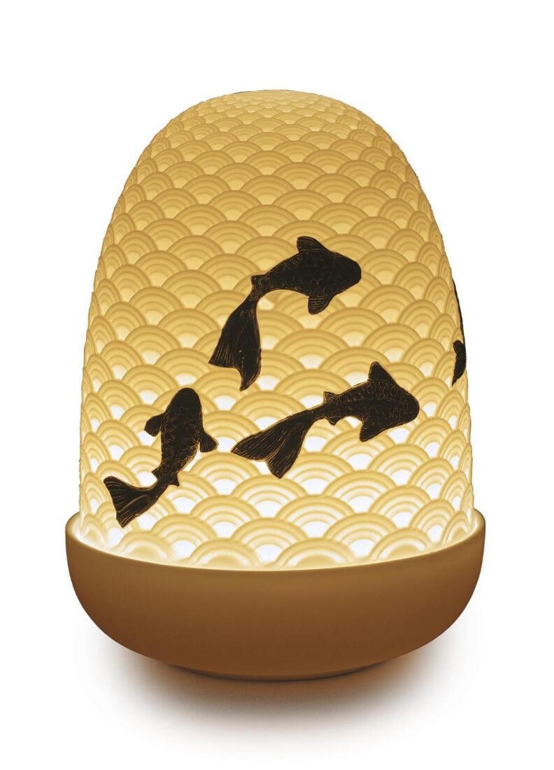 Lladro Koi Dome lamp - Araco Interiors