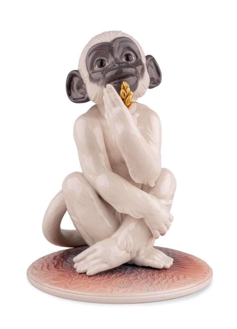 Lladro Little Monkey - Araco Interiors