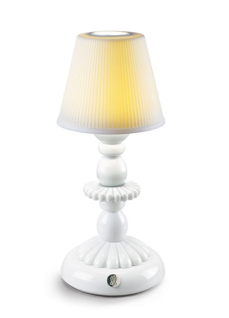 Lladro Lotus Firefly lamp (white) - Araco Interiors