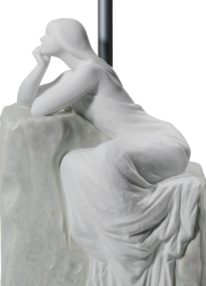 Lladro Meditating woman II - Lamp (UK) - Araco Interiors