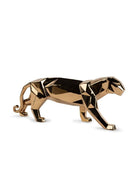 Lladro Panther (golden) Golden - Araco Interiors