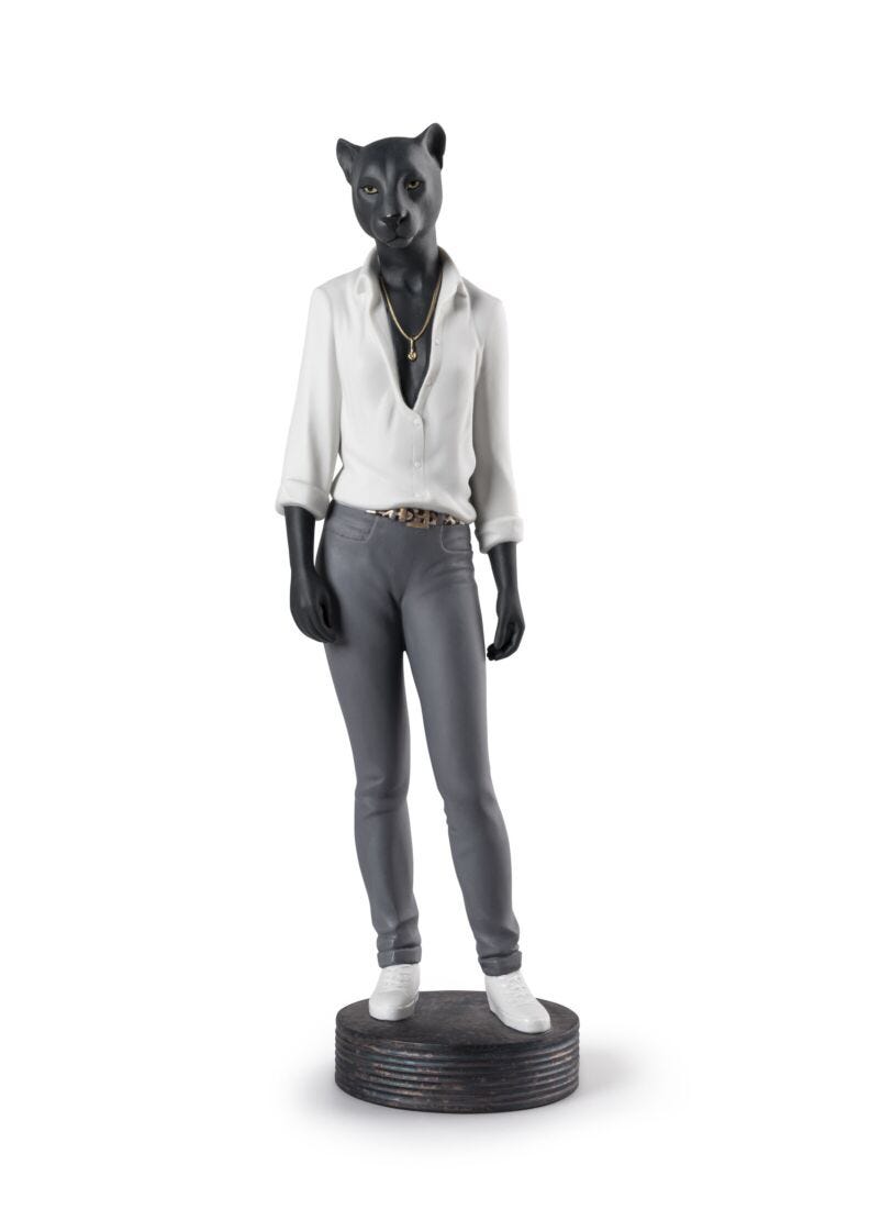 Lladro Panther Woman - Araco Interiors