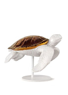 Lladro Sea turtle II (white - copper) White Copper - Araco Interiors