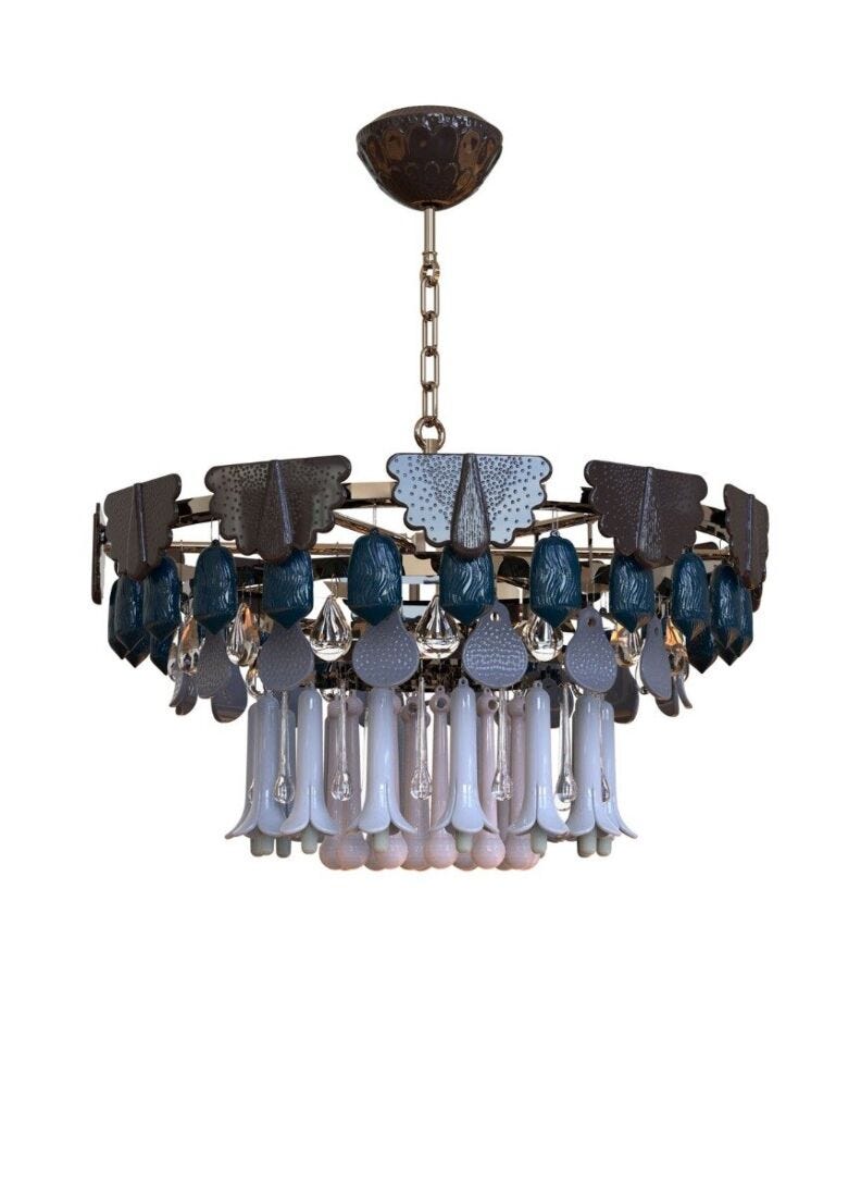 Lladro Seasons Ceili.lamp 70 cm - Winter (CE/UK) - Araco Interiors